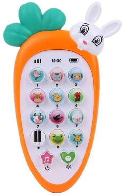 SBE Rabbit Phone Mobile Phone Smart Phone Toy Small Phone Musical Toy(Multicolor)