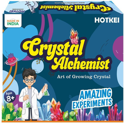 HOTKEI Science Experiment Crystal Growing Kit toy gift set for kids girls(Multicolor)