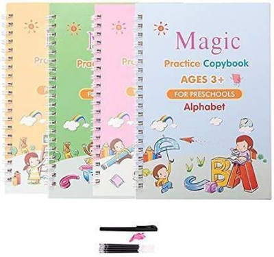 Sank Magic Practice Copybook, Number Tracing Book For Preschoolers With Pen G4(Hardcover, Generic)