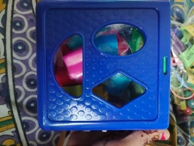 BHVMEY Shape Sorting Cube With 18 Shape And Different Color-CUBE BLUE-524-(Multicolor)