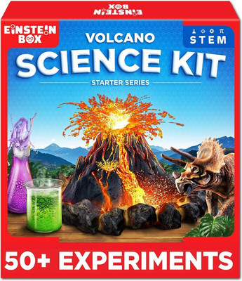 Einstein Box Volcano Science Starter Kit for 6 to 15 Year Olds|(Multicolor)