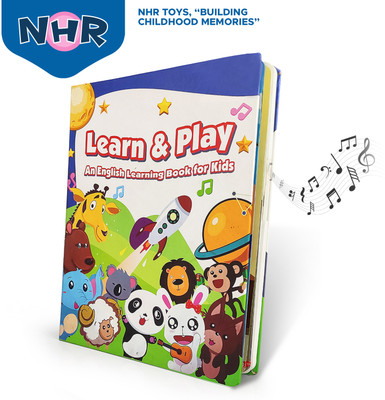 NHR Learn & Play Interactive Musical English Educational Learning Book for 2 Year+(Multicolor)
