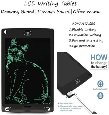 TOY NAGRI 8.5 Writing Tablet Pad LCD E-Writer Electronic Writing Pad/ Serial no 79(Multicolor)