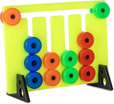 UHSNAJ Learning Color & Pattern Matching Montessori Sliding Puzzle Toy for Kids Age 1+(1 Pieces)
