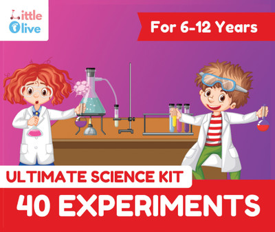Little Olive 40 Experiment Kit for 6 - 12 Year Old(Purple)