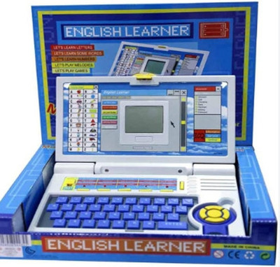HornFlow Kids Laptop Toy Learning Notebook | 20 Educational Learning & Fun Activities(Blue)