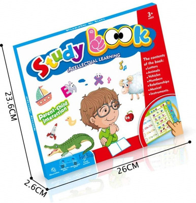 TOYACHI Learning Book With Sound, Educational Reading Book M5(Multicolor)