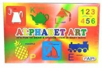 PMW Alphabet Art Drawing and Colouring Activity Kit, Educational, Kids Learning Game(Multicolor)