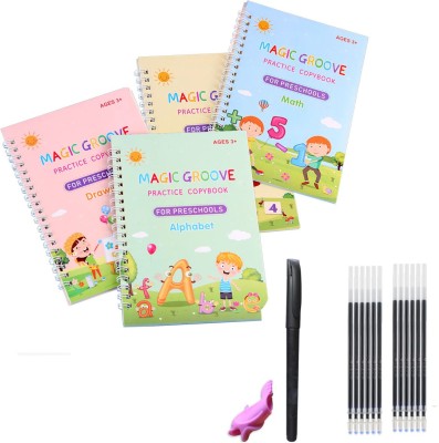 Tumtafa Drawing Books Magic Pen Magic Copy Book For kids Hand Writing Copy Book For kids(Multicolor)