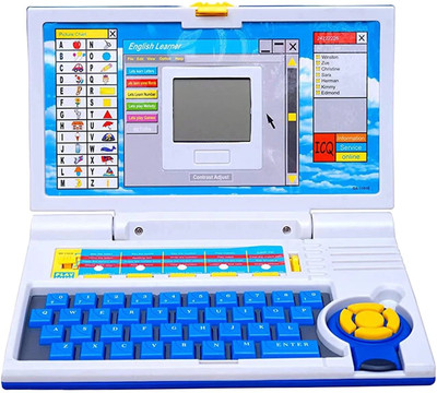 JR CLUB Educational Toy Learning Laptop Computer Toy with LED Screen Display(Multicolor)
