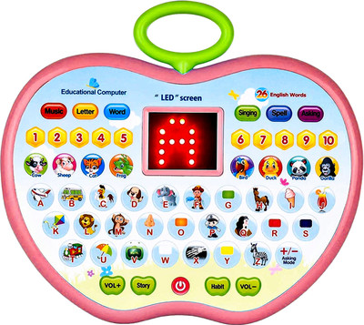 Pulsbery Educational Laptop Computer for Kids With Learning Alphabet and Numbers(Multicolor)