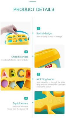 Dorytoys Baby First Shape Sorting Blocks Learning toys(Multicolor)