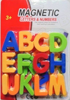 AGLEY English A to Z Capital letter Colorful Magnetic Alphabet to Educate Kids(Multicolor)