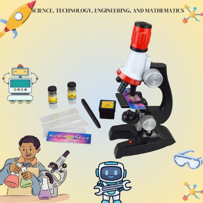Zuuluzrs Super Science Microscope Educational Toy Microscope for Kids LIMITED(Multicolor)