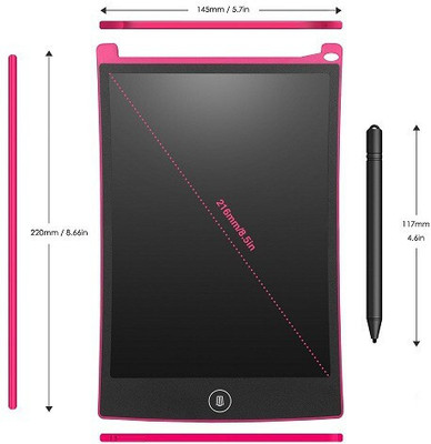 FRRENO LCD 8.5-inch Electronic Writing Pad/Tablet/Digital Slate/Drawing Board 861(Multicolor)