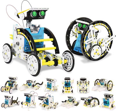 Zuuluzrs Solar Educational Robot Kit Toys Best Updated Edition(Multicolor)
