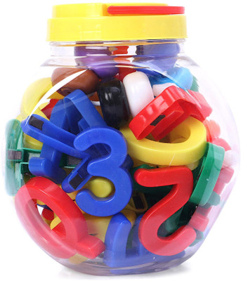 zokato Jumbo Magnetic Alphabets 47 Pieces - Multicolour(Yellow)