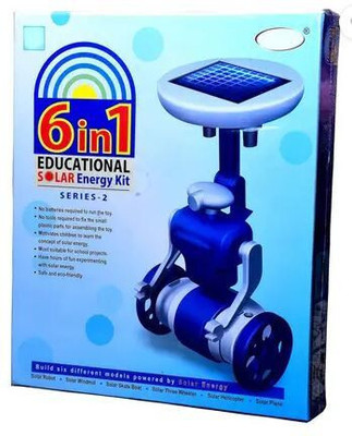 Kidzkollection DIY Education Learning Solar Kit (6IN1)(Blue, White)