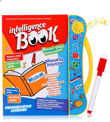 a.s.traders Kids Intelligence Sound Book with Pen | Interactive Learning & Phonics Toy23(Multicolor)