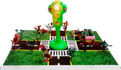 MELODY's Traffic Lights Model - Decorative Science Working Model for School and College Project(Green)
