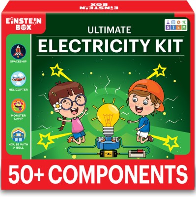 Einstein Box Electricity Kit | Science Project Kit & Circuits | Toys for Kids Age 7-14 years(Multicolor)