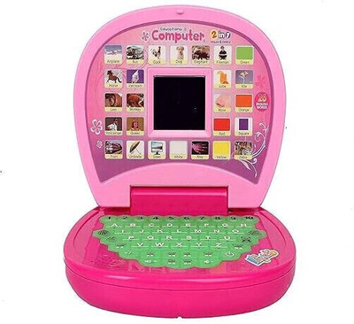 JoyJungle Computer Toy for Baby Laptop Study Game Toy for Kids Pre-School Learning Tablet(Pink)