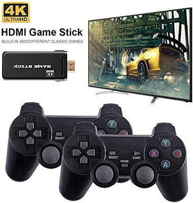 mega star Wireless Console Game Stick Video Game Console Built-in 3000(Multicolor)