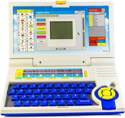 LEMONET Educational Laptop Computer Toy with Mouse for Kid Fun Activity Learning Machine(Multicolor)
