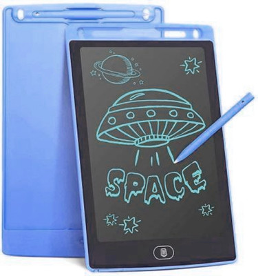 Toyquest LCD Writing Tablet Learning Toy Doodle Board with Delete Button 8.5 Inch(Multicolor)