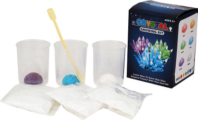 KIDOLOGY Crystal Growing Kit for Kids Science Experiments Kit 2 Colors Hedgehog to Grow(Multicolor)