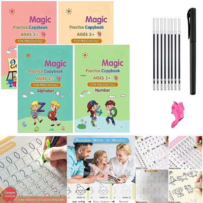 Labhimpex 1436-Magic Book: Counting and Spelling Fun Pack(Multicolor)