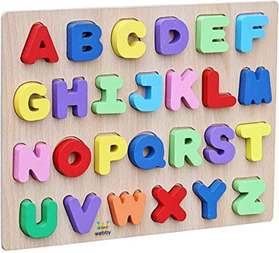 Shreevi Alphabet Letters Capital Word ACBD Educational Puzzle Toys for Kids.(Multicolor)