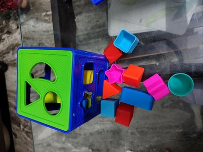 Dorytoys Shape Matching Cube Puzzle Toy for Children – Fun Learning Toy(1 Pieces)