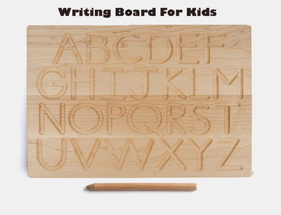 Plus Shine Capital Alphabets Practicing Hand-writing Learning Tracing Board/Slate/Toy(Beige)