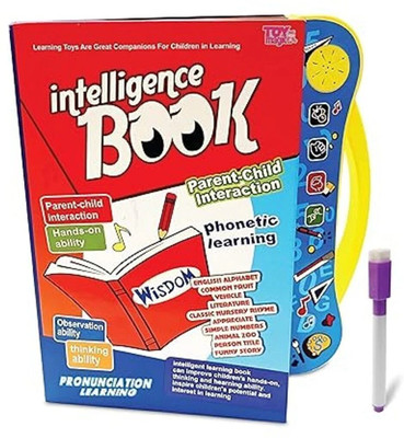 UB Toys Intelligence Sound Book English Letters Learning Book(Multicolor)