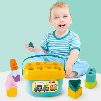 Nafhotoz Shape Sorting Blocks Learning toys for kids(Multicolor)