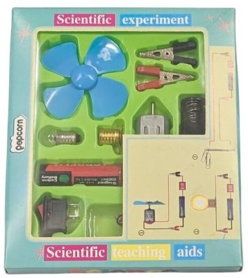 Esptronics Science Experiment Project Material DC Motor Fan Kit for Kids Learning Education(Multicolor)