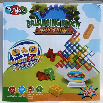 shrijicart Balancing Building Block Toy Set for Kids - Stacking - Toddlers Preschoolers(Multicolor)