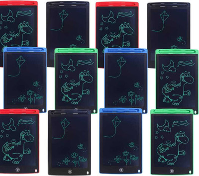 mehrroots International MEHRROOTS Pack of 12 LCD WRITING TABLET OF 8.5 INCH(Multicolor)
