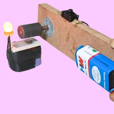ERHIndia Science Model Kit Class 12 Electromagnetic Induction Working Project for CBSE(Multicolor)