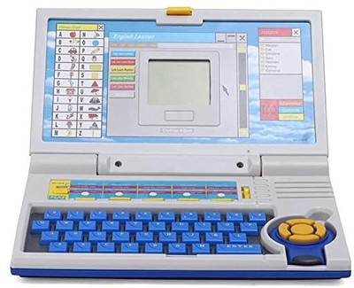 EDENGLOW Educational Computer 20 activities & games fun Laptop with LED Display and Music(Multicolor)