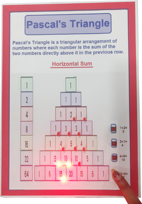 MELODY's Pascal's Triangle Mathematic Working Project for Student Educational Game.(Multicolor)