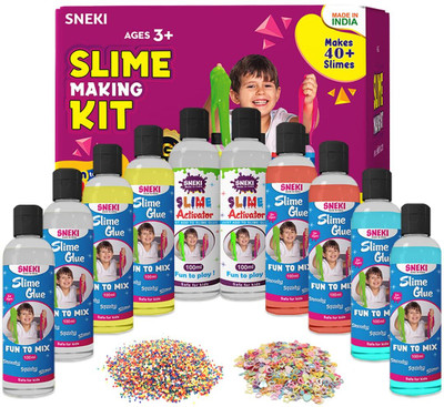 sneki DIY Multicolor Slime Making Kit Kids Learning Activities Toys for Girls & Boys(Multicolor)