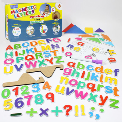 butterfly edufields Magnetic Alphabets Numbers Shapes ABC 123 for kids | Toys for Kids 3 4 and 5 Yrs(Multicolor)