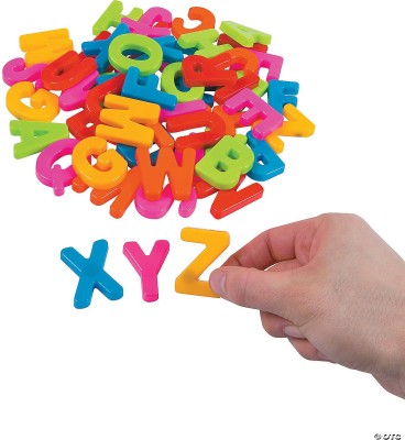 AGLEY English A to Z Capital letter Colorful Magnetic Alphabet (ABCD Capital Letter)(Multicolor)