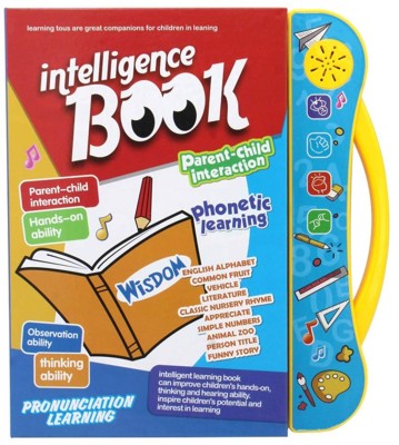 Toys N Smile Intelligence E-Book for Kids-Learning Book with Sound, Educational English Book(Multicolor)
