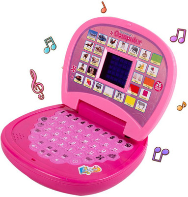 SURYAANSHI Laptop Toy with LED Display and Music Effect | Babies/Girls/Boys/Toddlers(Multicolor)