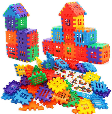 GAMLOID Best Price Happy Home House Building Blocks Attractive Windows(Multicolor)