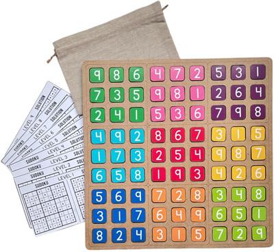 kiddiwinks Sudoku 9×9 Puzzle(Multicolor)
