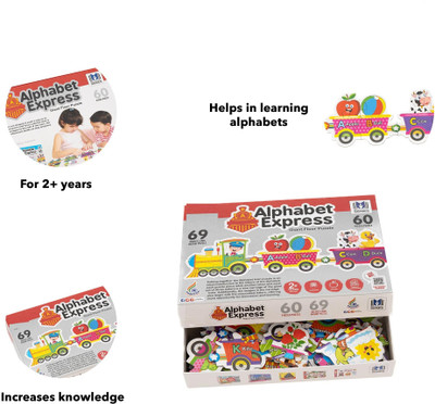 ZWINKO Alphabet Express Giant Floor Jigsaw Puzzle - 60 Pieces(Multicolor)